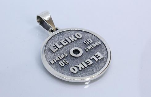 Кулон блин "ELEIKO 50 kg"