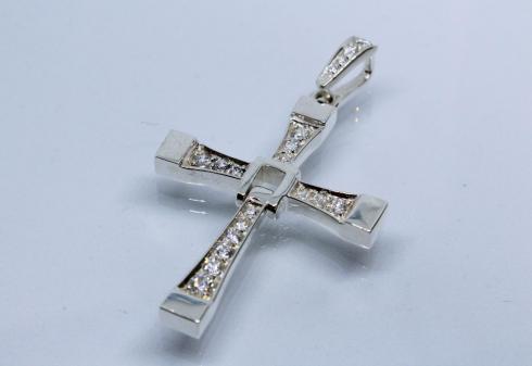 Крест "Доминика Торетто" из серебра
